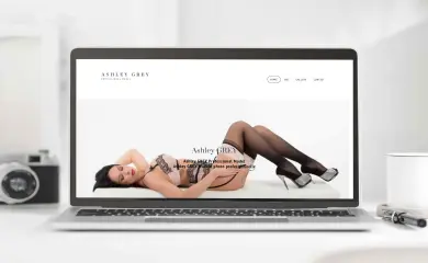 Website Design for model