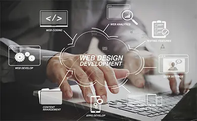 Web site design for company
